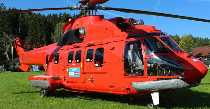 The largest helicopter of the Civil Protection: HELI Austria and Misericordie d’Italia bring the super Puma to REAS 2019