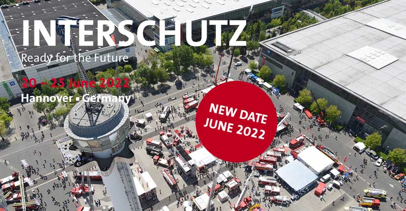 Nuova data per INTERSCHUTZ: 20-25 giugno 2022