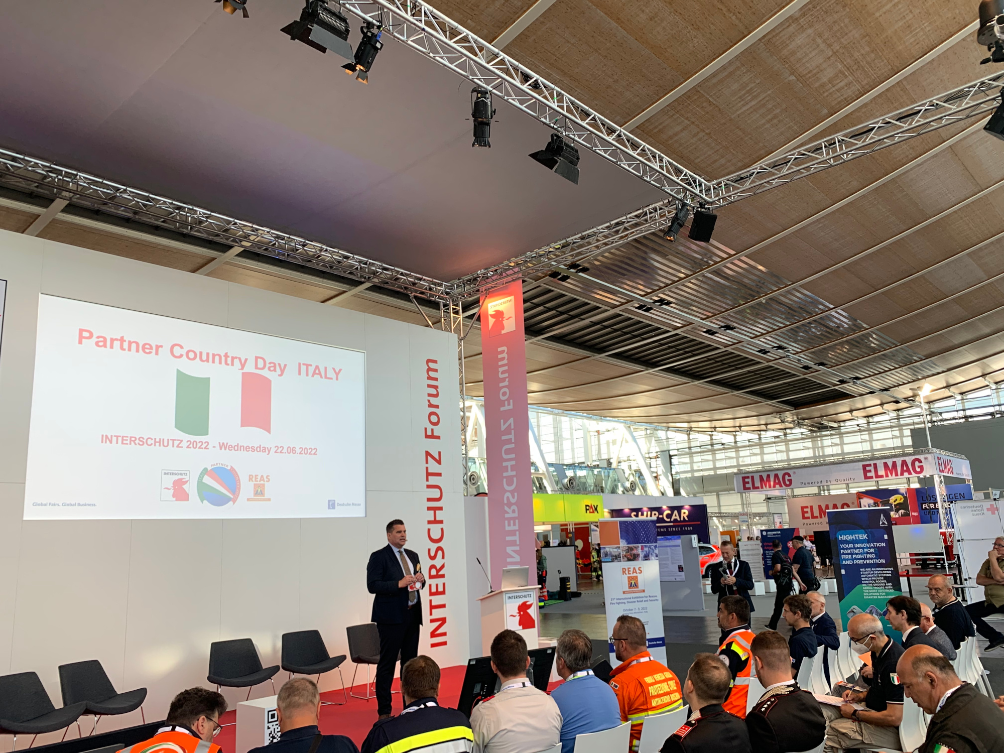 Italy Partner Day: REAS protagonist at INTERSCHUTZ 2022