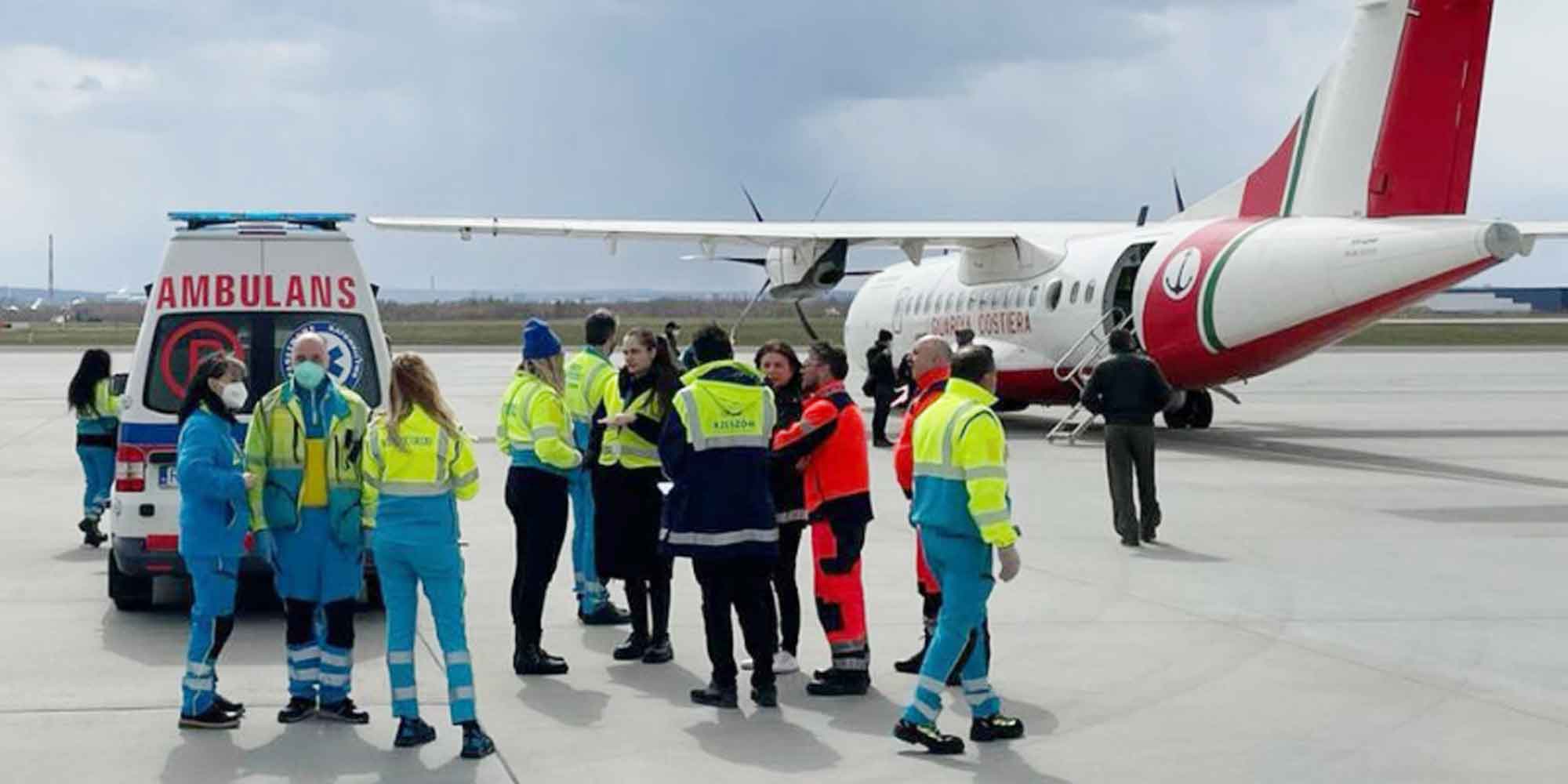 Ucraina: 232 pazienti trasportati in volo in Italia in 7 mesi<br> A REAS il punto sul supporto sanitario della Protezione civile